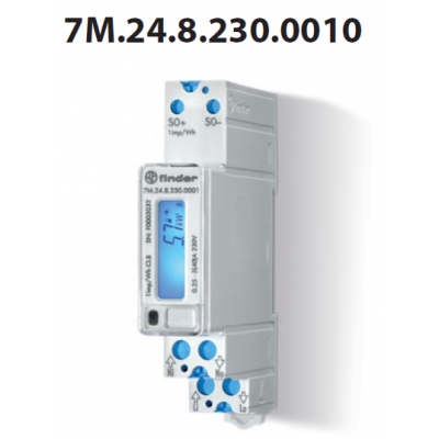 Electronic electricity meter 1F/40 A, class 1/B, MID 7M.24.8.230.0010