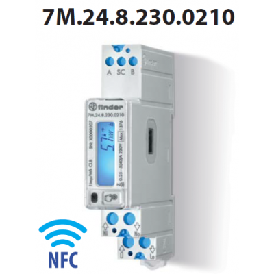 Elektroměr elektronický 1F/40 A, tř.1/B, MID, Modbus 7M.24.8.230.0210