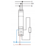 Electronic electricity meter 1F/40 A, class 1/B, MID, Modbus 7M.24.8.230.0210