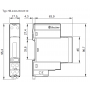 Electronic electricity meter 1F/40 A, class 1/B, MID, Mbus 7M.24.8.230.0310