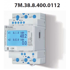 Electronic electricity meter 3F/80 A, class 1/B, MID 7M.38.8.400.0112