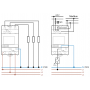 Electronic electricity meter 3F/80 A, class 1/B, MID, Modbus 7M.38.8.400.0212