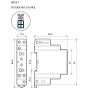 Time relay, TA, 1P/16A, 12-240V AC/DC, 100ms-20h 80.91.0.240.0000