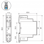 Time relay, MF, 1P/16A, 12-230V AC/DC, RESET 81.01.0.230.0000