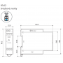 Time relay, ZN without pn, 2P/8A, univ.nap, 50ms-180s 83.62.0.240.0000