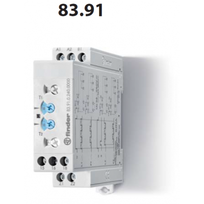 Time relay, TA, 1P/16A, univ.nap., 50ms-10d 83.91.0.240.0000