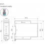 Time relay, TA, 1P/16A, univ.nap., 50ms-10d 83.91.0.240.0000