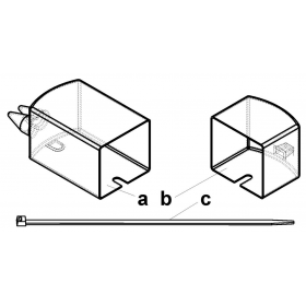 ASK75.5 Weatherproof cover for rotary/linear drive type GDB/GLB/GSF…E