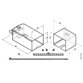 ASK75.6 Weatherproof cover for rotary/linear drive type GMA/GEB…E