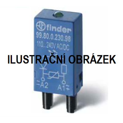 Indicator module, LED, 28-60 V AC/DC 99.80.0.060.59