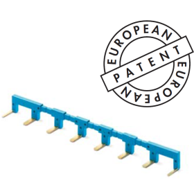 Connecting strip, 22, 1P, 8 positions 022.18