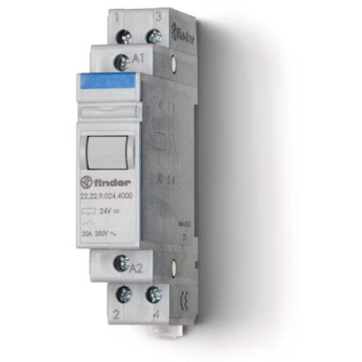 Installation relay, 2Z/20A, 24V AC 22.22.8.024.4000