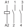 Installation relay, 2Z/20A, 24V DC 22.22.9.024.4000