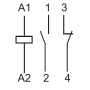 Installation relay, 1Z_1R/20A, 24V AC 22.23.8.024.4000