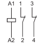 Installation relay, 2R/20A, 230V AC 22.24.8.230.4000