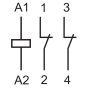 Stykač instalační, 2R/25 A, 24 V AC/DC, AgSnO2 22.32.0.024.4420