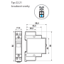 Installation relay, 1Z/20A, 24V AC 22.21.8.024.4000