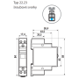 Installation relay, 1Z_1R/20A, 24V AC 22.23.8.024.4000