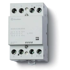 Installation contactor, 3Z+1R/40 A, 24 V AC/DC, MI, AgSnO2 22.44.0.024.4710