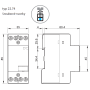 Installation contactor, 4Z/32 A, 230 V AC/DC, AgNi 22.74.0.230.1310