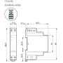 Semiconductor relay, 1Z/15A/24V DC, 24V DC 77.01.9.024.9024