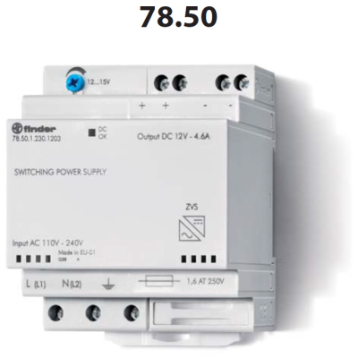 DC power supply, 12...15V/50W 78.50.1.230.1203