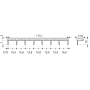 Connecting rail, 40/1/4, 8 sockets, 10A, 111mm 095.08