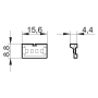 Label holder for sockets 97.P1/P2/01/02 097.00