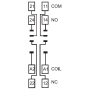 Socket, DIN, 40/44/99.80, 1P/2P 95.85.3