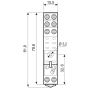 Socket, DIN, 40/44/99.80, 1P/2P, BO 95.95.3