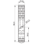 Socket, DIN, 40/44/99.02, 1P/2P, push-in 95.P5