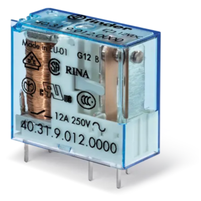 Relay, DIN/PS, 1P/10A, 12V DC, sensor 40.31.7.012.0000