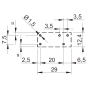 Relay, PS, 1P/10A, 12V DC, sensor 40.31.7.012.1020