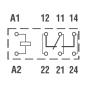 Relay, DIN/PS, 1P/16A, 5V DC, sensor 40.61.7.005.0000