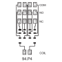 Patice, DIN, 55/85/99.02, 2P/4P, push-in 94.P4