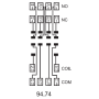 Patice, DIN, 55/85/99.01, 2P/4P 94.74