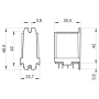 Adapter, 55/56_2P, to the rear panel 056.26