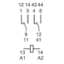 Industrial miniature relay, PS, 2P/10A, 24V DC 55.12.9.024.0000