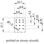 Industrial miniature relay, PS, 3P/10A, 230V AC 55.13.8.230.0000