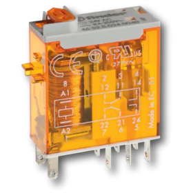 Industrial miniature relay, DIN, 2P/8A, 12V AC, MA_MI 46.52.8.012.0040