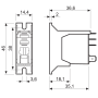 Adapter, 46, to panel above 046.05