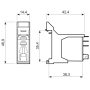 Adapter, 46, for top DIN-rail 046.07