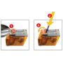 Industrial miniature relay, DIN, 2P/8A, 110V DC, MA_MI, Au 46.52.9.110.5040