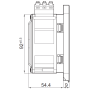 Fan 230V, 24 m3/h, 17W, size 1 7F.20.8.230.1020