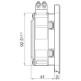 Fan 24V DC, 24 m3/h, 3.6W, size 1 7F.20.9.024.1020