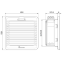 Fan 24V DC, 55 m3/h, 7W, size 2 7F.20.9.024.2055