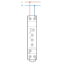 1-phase voltage relay, 1P10A, UV, OV, W 70.11.8.230.2022