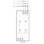 3-phase relay, 1P/6A, UV, OV, W, sl., ex. 70.31.8.400.2022