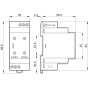 3-phase relay, 1P/6A, UV, OV, W, sl., ex. 70.31.8.400.2022