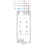 3-phase relay, 1P/6A, with control N 70.41.8.400.2030